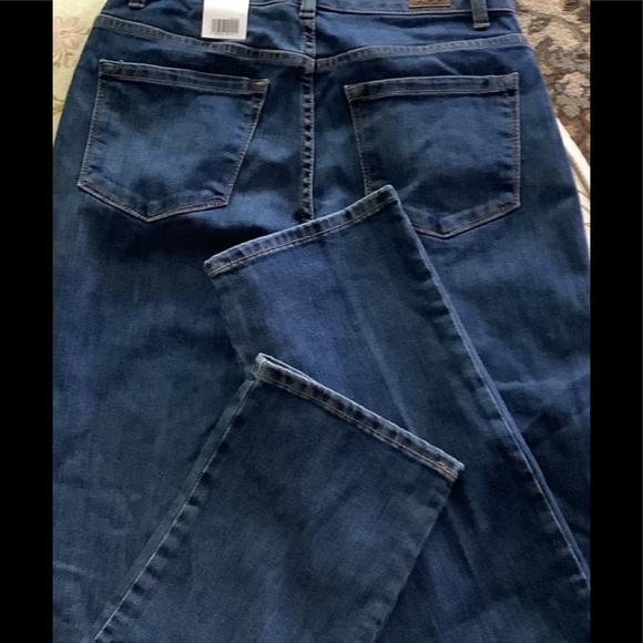 Lee Jeans size 6 long Seattle name med blue 5 pockets NWT belt loops. - Picture 3 of 11